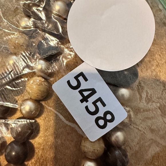 Women’s Necklace Beaded brown tones acrylic and wood lightweight ethnic 5458 W - Picture 13 of 13